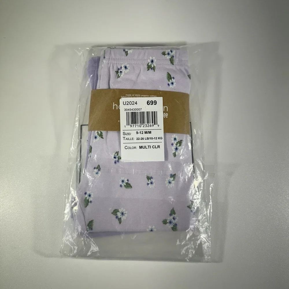NWT Gymboree Set of TWO Homegrown Organic Cotton Pants‎ Girl's Size 9-12 Months